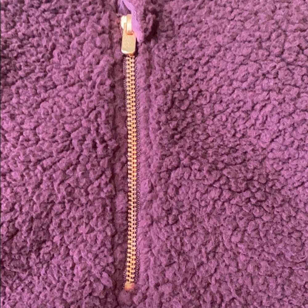 GIRLS 10-12 Old Navy Purple Cozy Fleece Hoodie. - Picture 3 of 8